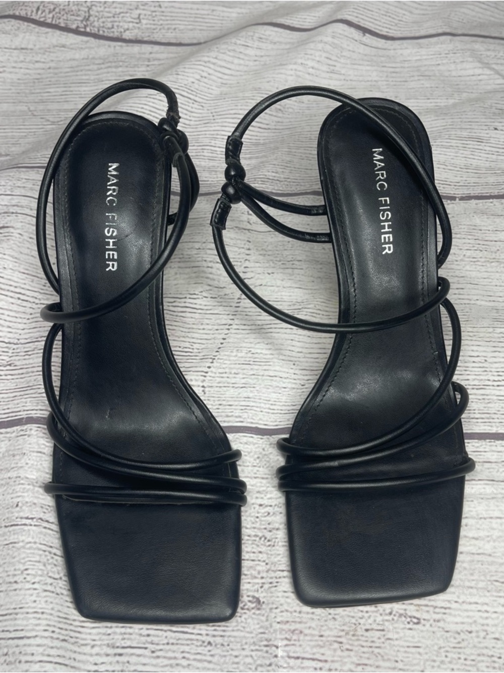 Marc Fisher Women’s 7 Black Square Toe Heels